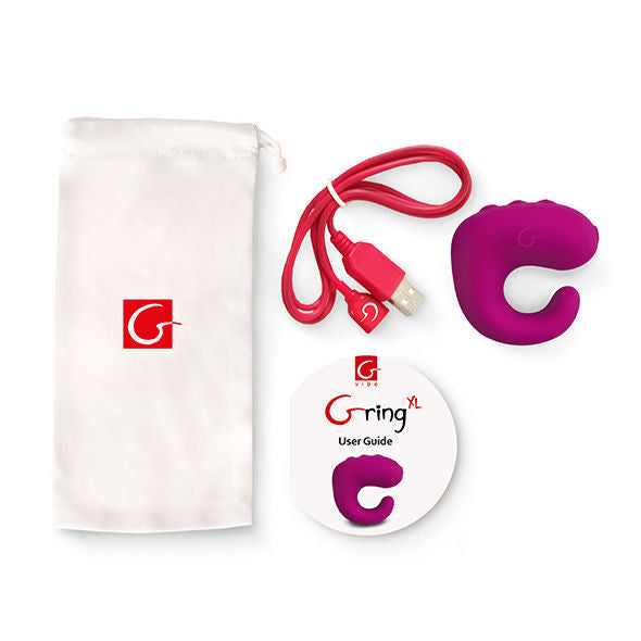 G-VIBE - FUN TOYS GRING VIBRATEUR ANNEAU XL FRAMBOISE DOUCE by G-VIBE