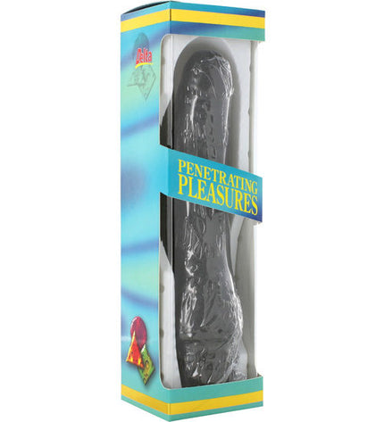 SEVEN CREATIONS - VINYLE P-SHAPE VIBRATEUR PÉNIS NOIR 20 CM by SEVEN CREATIONS