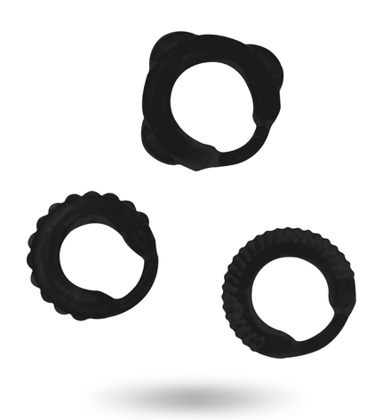 ADDICTED TOYS - ENSEMBLE C-RING NOIR by ADDICTED TOYS