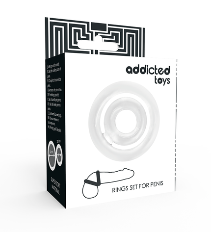 ADDICTED TOYS - POTENZ - PÉNIS C-RING CLAIR by ADDICTED TOYS