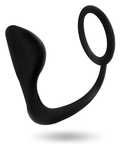 ADDICTED TOYS - PLUG ANAL AVEC ANNEAU PÉNIS NOIR by ADDICTED TOYS
