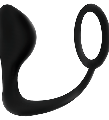 ADDICTED TOYS - PLUG ANAL AVEC ANNEAU PÉNIS NOIR by ADDICTED TOYS
