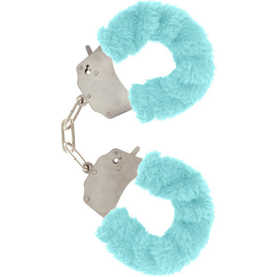 TOYJOY - MANCHETTES FURRY FUN BONDAGE BLEU by TOYJOY