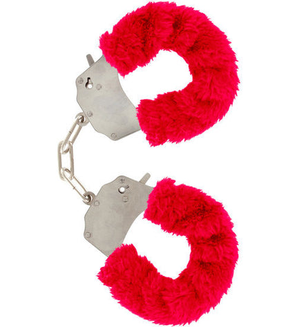 TOYJOY - MANCHETTES FURRY FUN BONDAGE ROUGE by TOYJOY
