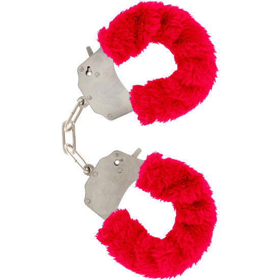 TOYJOY - MANCHETTES FURRY FUN BONDAGE ROUGE by TOYJOY