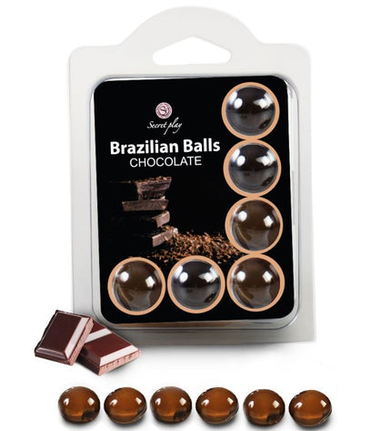 SECRETPLAY - SET 6 BOULES BRÉSILIENNES CHOCOLAT by SECRETPLAY COSMETIC