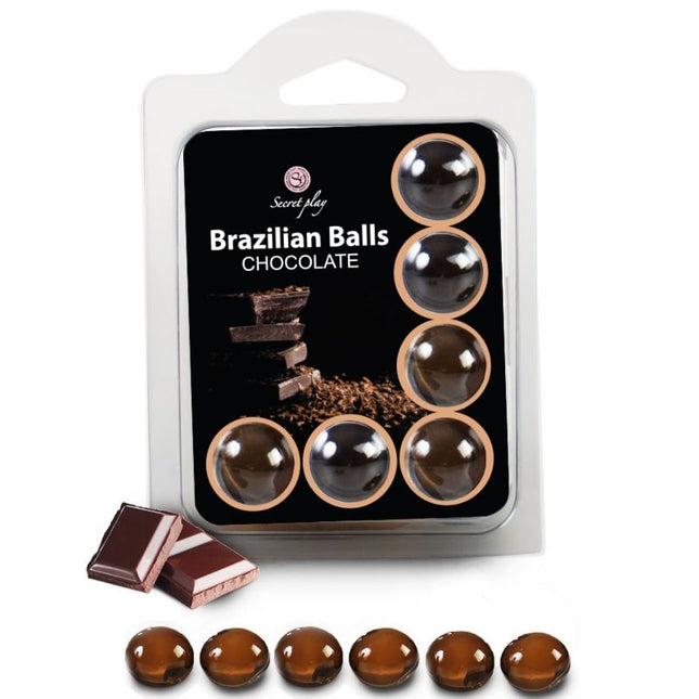 SECRETPLAY - SET 6 BOULES BRÉSILIENNES CHOCOLAT by SECRETPLAY COSMETIC