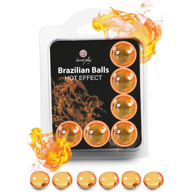 SECRETPLAY - SET 6 BALLES BRÉSILIENNES EFFET CHALEUR by SECRETPLAY COSMETIC