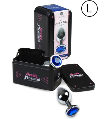 SECRETPLAY - PLUG ANAL TAILLE L BLEU by SECRETPLAY TOYS