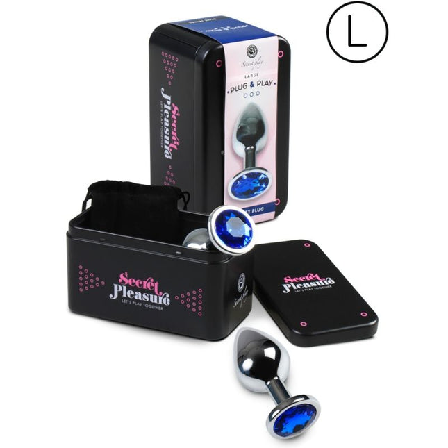 SECRETPLAY - PLUG ANAL TAILLE L BLEU by SECRETPLAY TOYS