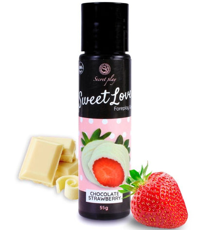 SECRETPLAY - GEL SWEET LOVE FRAISE ET CHOCOLAT BLANC 60 ML by SECRETPLAY COSMETIC