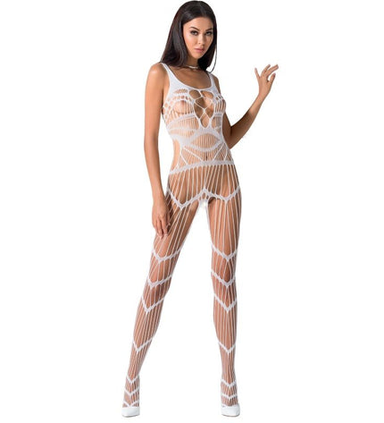 PASSION - FEMME BS058 BODYSTOCKING ROUGE TAILLE UNIQUE by PASSION WOMAN