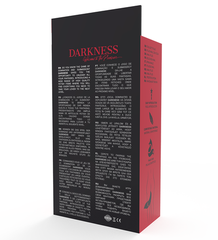 DARKNESS - PLUG ANAL EN SILICONE AVEC QUEUE GRISE by DARKNESS ANAL