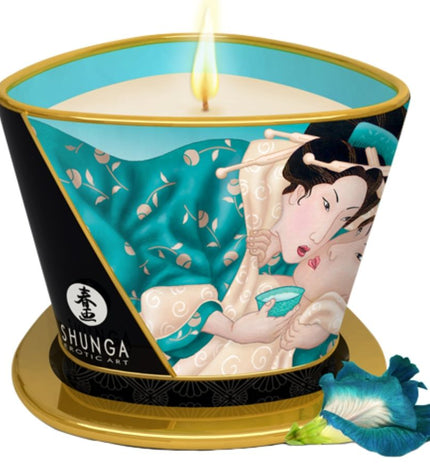 SHUNGA - BOUGIE DE MASSAGE FLEURS DES ÎLES 170 ML by SHUNGA CANDLES
