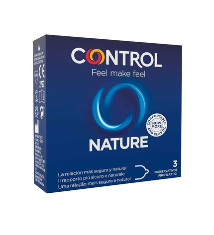 CONTROL - PRÉSERVATIFS ADAPTA NATURE 3 UNITÉS