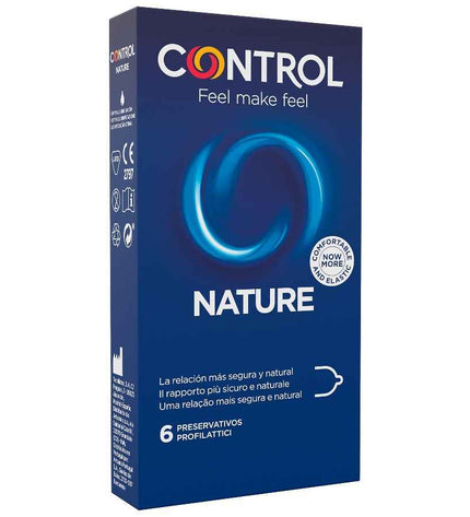 CONTROL - PRÉSERVATIFS ADAPTA NATURE 6 UNITÉS