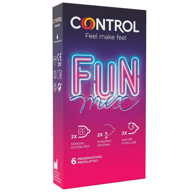 CONTROL - FEEL FUN MIX 6 UDS - Concombre Boutique