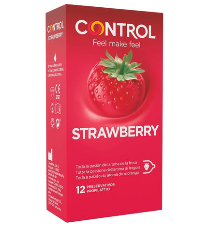 CONTROL - ADAPTATION FRAISE 12 UNITÉS by CONTROL CONDOMS