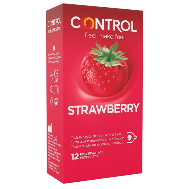CONTROL - ADAPTATION FRAISE 12 UNITÉS by CONTROL CONDOMS