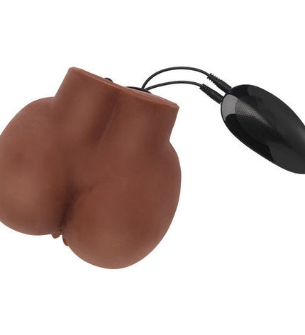 ACT - MASTURBATEUR RÉALISTE BIG ASS AVEC VIBRATEUR MARRON by ACT