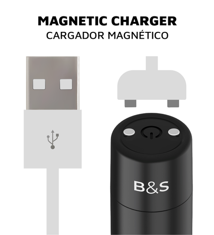 BLACK&SILVER - BALLE MAGNÉTIQUE VIBRANTE NOIRE KERNEX 2 by BLACK&SILVER