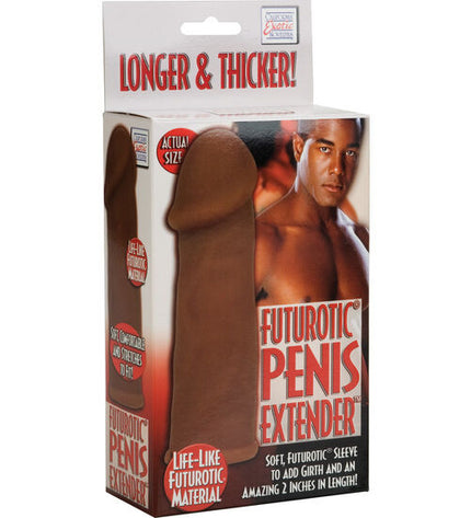 CALEXOTICS - EXTENSION DE PÉNIS FUTUROTIQUE MARRON by CALEXOTICS