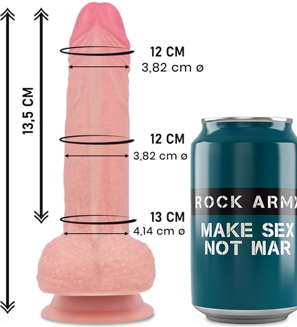 ROCKARMY - SILICONE LIQUIDE PREMIUM MUSTANG RÉALISTE 18 CM -O- 4.14 CM by ROCK ARMY