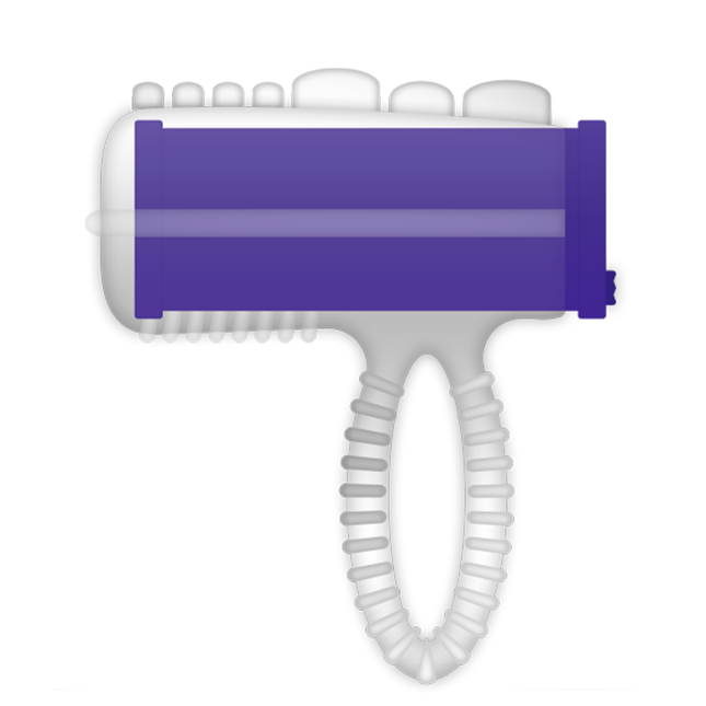 CASUAL LOVE - RING VIBRATOR LILAC TONGUE - Concombre Boutique