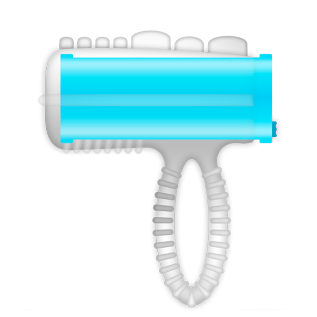 CASUAL LOVE - RING TONGUE VIBRATING BLEU - Concombre Boutique