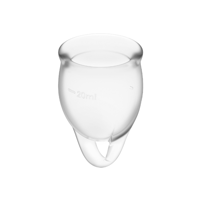 SATISFYER - COUPE MENSTRUELLE FEEL CONFIDENT BLEU FONCÉ 15 + 20 ML by SATISFYER MENSTRUAL CUPS