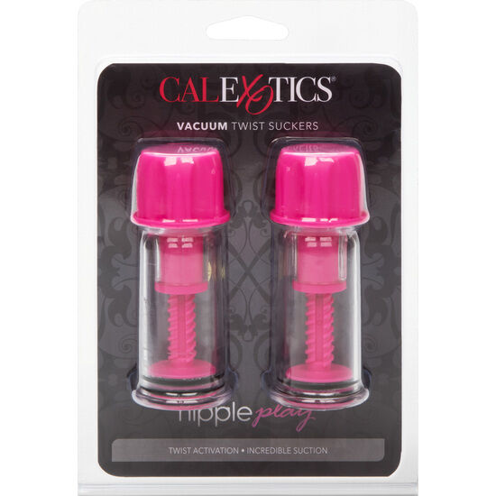 CALEXOTICS - VENTOUSE À TÉTINE ROSE À TOURNER VIDE by CALEXOTICS