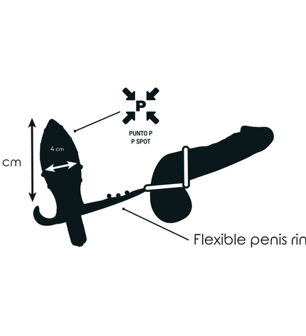 ADDICTED TOYS - PLUG ANAL AVEC DOUBLE ANNEAU NOIR by ADDICTED TOYS