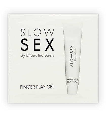 BIJOUX - GEL DE MASSAGE SEXE LENT AVEC JEU DE DOIGTS MONODOSE by BIJOUX SLOW SEX