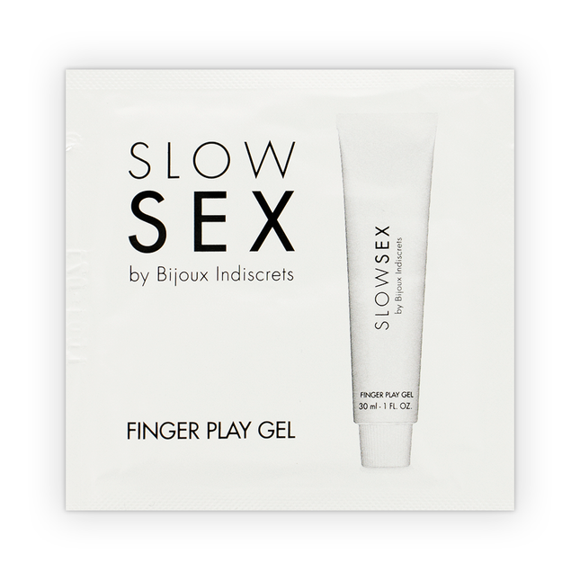 BIJOUX - GEL DE MASSAGE SEXE LENT AVEC JEU DE DOIGTS MONODOSE by BIJOUX SLOW SEX