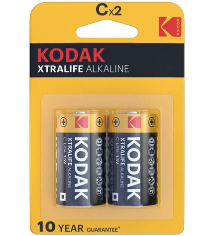 KODAK - PILES ALCALINES XTRALIFE CX 2 UNITÉS by KODAK