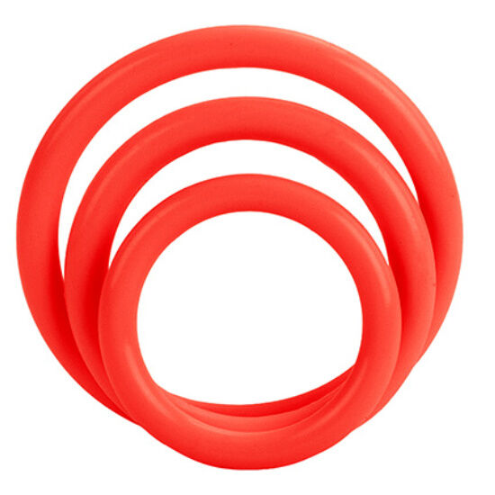 CALEXOTICS - JEU DE TROIS ANNEAUX ROUGE by CALEXOTICS