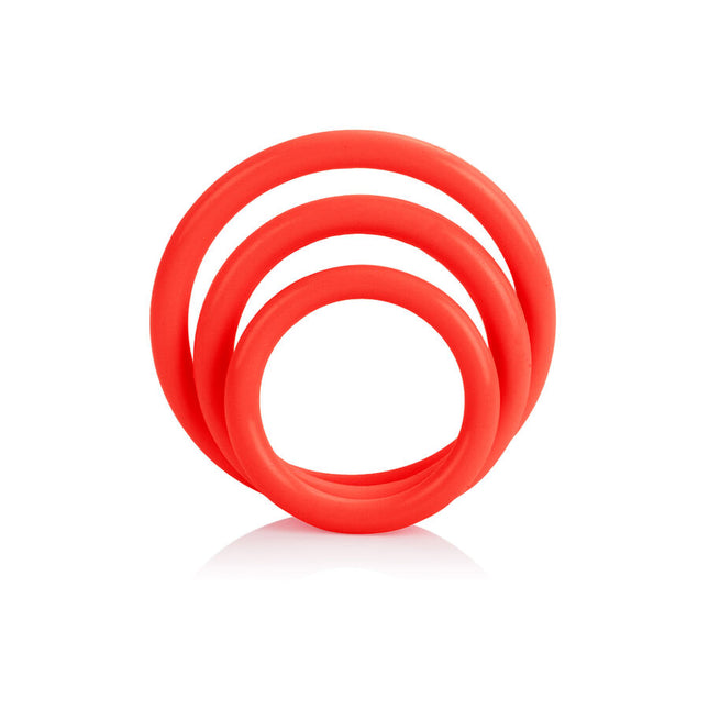 CALEXOTICS - JEU DE TROIS ANNEAUX ROUGE by CALEXOTICS