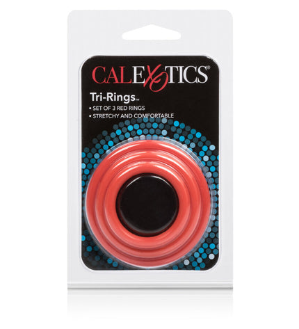 CALEXOTICS - JEU DE TROIS ANNEAUX ROUGE by CALEXOTICS
