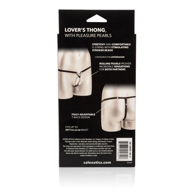 CALEXOTICS - LOVERS STRING AVEC PERLES DE PLAISIR by CALEXOTICS