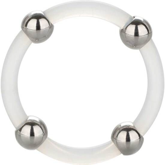 CALEXOTICS - BAGUE EN SILICONE PERLÉE ACIER L by CALEXOTICS