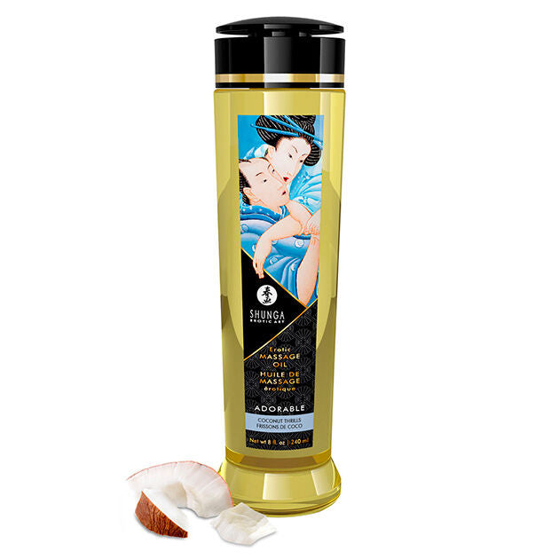 SHUNGA - ADORABLE HUILE DE MASSAGE ÉROTIQUE 240 ML by SHUNGA OILS