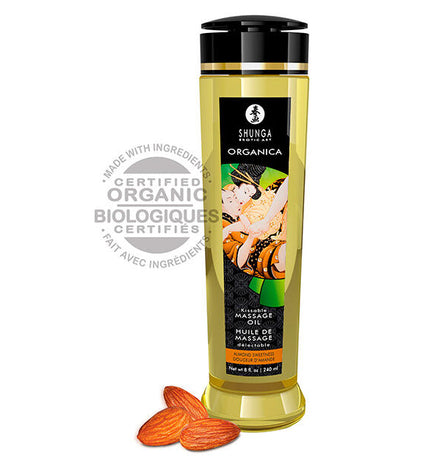 SHUNGA - HUILE DE MASSAGE AUX AMANDES BIO 240 ML by SHUNGA OILS