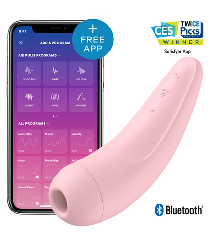 SATISFYER - CURVY 1 ROUGE ROSE by SATISFYER CONNECT
