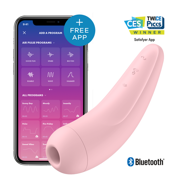 SATISFYER - CURVY 1 ROUGE ROSE by SATISFYER CONNECT