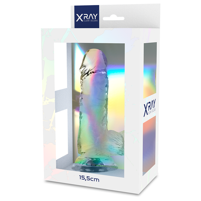 X RAY - BITE TRANSPARENTE AVEC BOULES 15.5 CM -O- 3.5 CM by X RAY