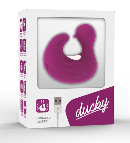 COVERME - DÉ À DÉS À CANARD RECHARGEABLE EN SILICONE STIMULANT DUCKYMANIA - Concombre Boutique