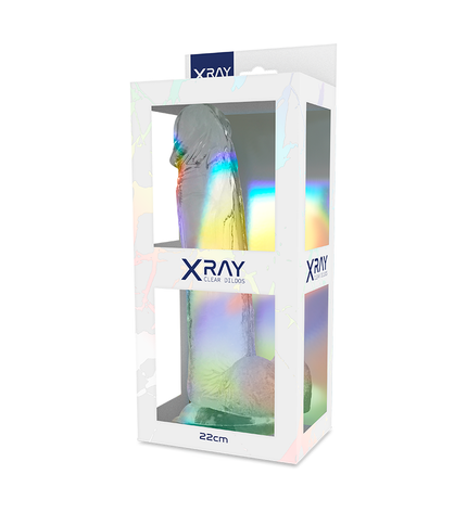 X RAY - BITE TRANSPARENTE AVEC BOULES 22 CM -O- 4.6 CM by X RAY