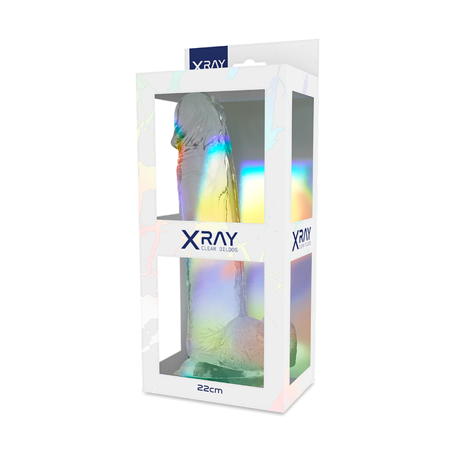 X RAY - BITE TRANSPARENTE AVEC BOULES 22 CM -O- 4.6 CM by X RAY