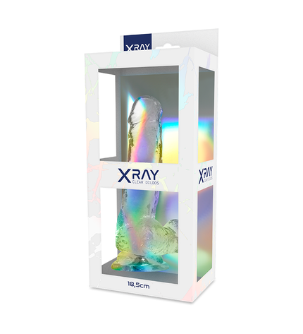 X RAY - BITE TRANSPARENTE AVEC BOULES 18.5 CM -O- 3.8 CM by X RAY