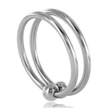 METAL HARD - ANNEAU DOUBLE GLAN 28MM - Concombre Boutique